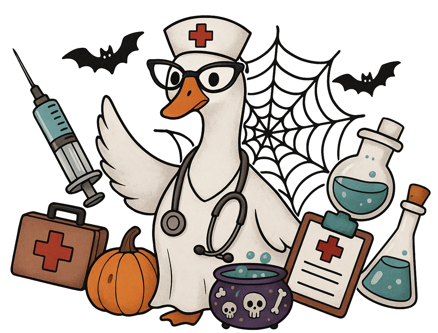 Halloween Nurse Goose 1447