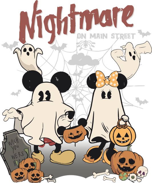 Halloween Nightmare on Main Street Ghost Couple 0006