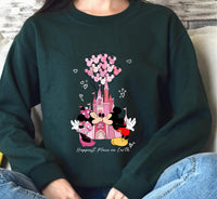 Disney Mickey Minnie Kiss Sweater, Mickey & Minnie Valentines Jumper, Happiest Place on Earth Shirt, Mickey Minnie Sweat, Love Gift for Her