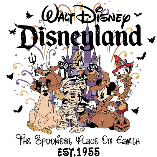 Retro Halloween Spooky Castle Crew 0029