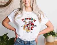 Christmas Disneyland Est 1955 California Shirt, Disneyland Shirt, Christmas Shirt, Christmas Tshirt, Oversized Shirt, Family Disneyworld