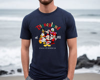 Christmas Disneyland Est 1955 California Shirt, Disneyland Shirt, Christmas Shirt, Christmas Tshirt, Oversized Shirt, Family Disneyworld