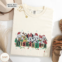 a t - shirt that says disneyland land on it