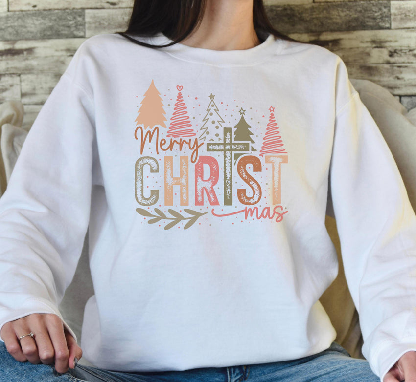 Merry Christmas Sweatshirt, Christmas Sweatshirt, Family Christmas Sweatshirt, Christmas Sweatshirts for Women, Christmas Holiday Sweatshirt