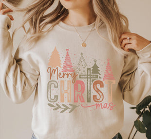 Merry Christmas Sweatshirt, Christmas Sweatshirt, Family Christmas Sweatshirt, Christmas Sweatshirts for Women, Christmas Holiday Sweatshirt