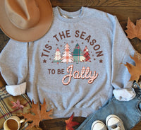 Tis The Season Sweatshirt, Christmas Tree Shirt, Christmas Shirts For Women, Retro Christmas Sweat, Family Christmas Sweatshirt