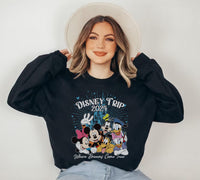 Disney Trip 2024 Sweatshirt, Where Dreaming Comes True, Family Disneyworld Shirt, Disney Sweatshirt, Mickey and Friends Sweatshirt