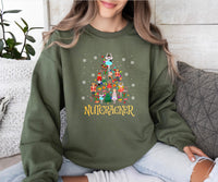 Nutcracker Tree Sweatshirt, Nutcracker Christmas Holiday Sweatshirt, Nutcrackers Christmas Shirt, Ballet Rocking Horse Sugar Plum Fairy