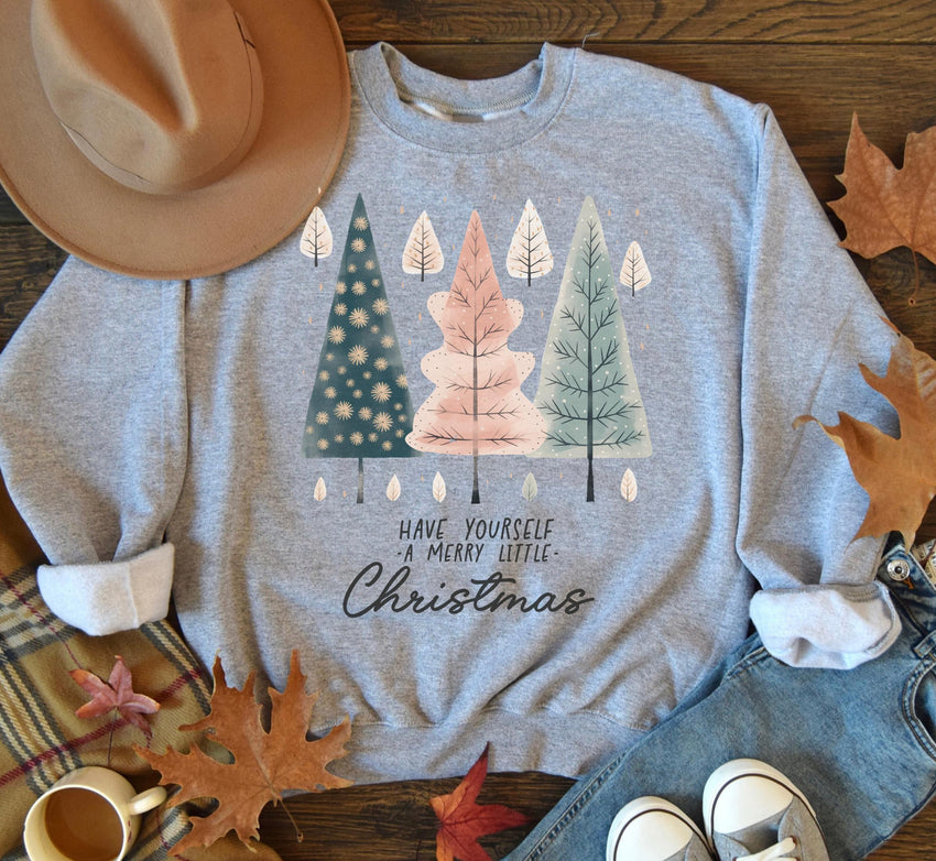 Cute Christmas Sweatshirt, Have Yourself A Merry Little Christmas Sweatshirt, Merry Christmas Shirt, Christmas Family Sweat