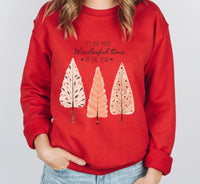 Christmas Tree Sweatshirt, It's The Most Wonderful Time Of The Year Sweat, Christmas Crewneck Sweat, Holiday Sweaters for Women