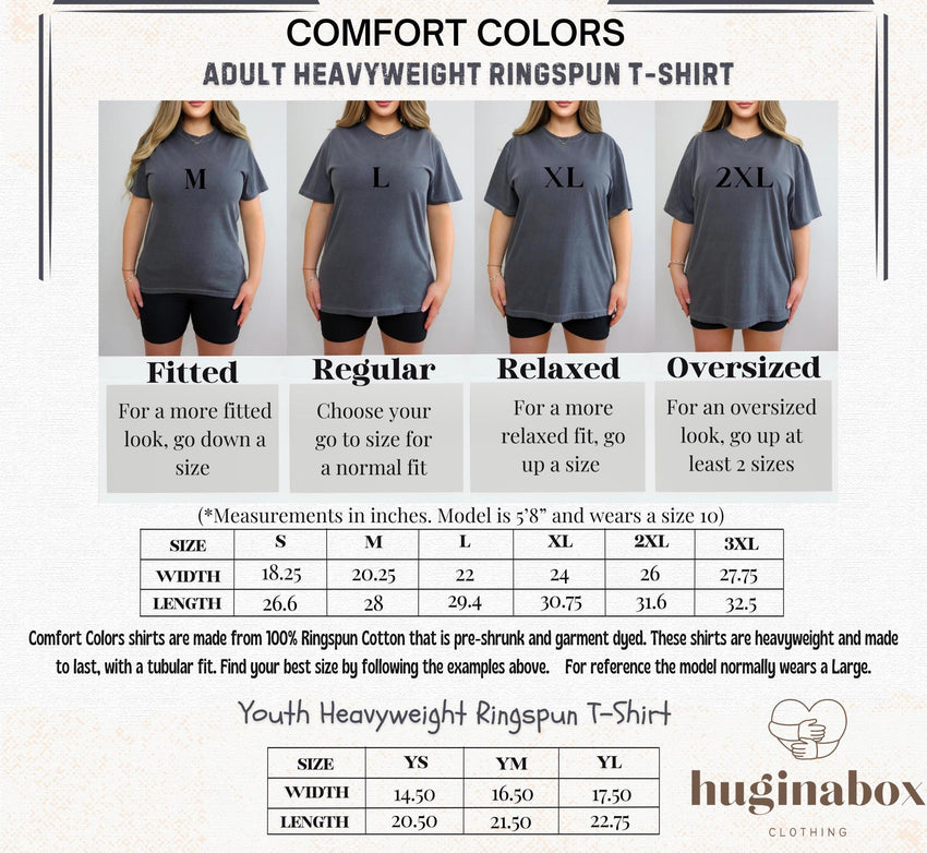 a women&#39;s t - shirt with measurements for each shirt