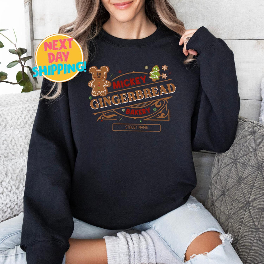 Minnie Gingerbread Cookie Sweatshirt, Minnie Xmas Shirt, Merry Christmas, Christmas Gifts, Christmas Cookie, Disney Holiday Sweatshirt