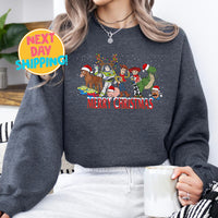 Merry Christmas Toy Story Sweatshirt, Toy Story Friends Disney Trip Sweater, Woody And Buzz Family Christmas,  Disneyland X-mas Shirt