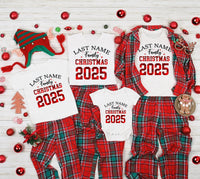 Customized Family Christmas Last Name Shirts, Christmas Family Shirt, Christmas Group Shirt, Christmas Pajamas Shirts