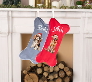 Custom Dog Christmas Stocking, Blank pet stocking, Christmas stocking, Dog stocking, Christmas gift, Personalized Stocking