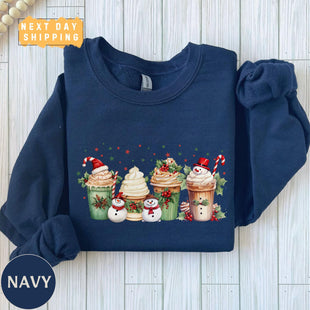 Christmas Coffee Gingerbread Sweatshirt, Christmas coffee Sweatshirt, Holiday Sweatshirt, Cozy Winter Women Sweatshirt, Coffee Lover Gift