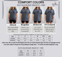 a women&#39;s t - shirt with the measurements for each shirt