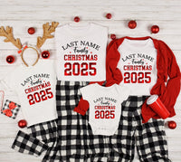 Customized Family Christmas Last Name Shirts, Christmas Family Shirt, Christmas Group Shirt, Christmas Pajamas Shirts