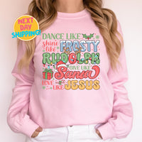 Love Like Jesus Shirt, Merry Christmas Sweatshirt, Jesus Christmas Sweatshirt, Faith Christmas Sweatshirt, Christmas Sweatshirt