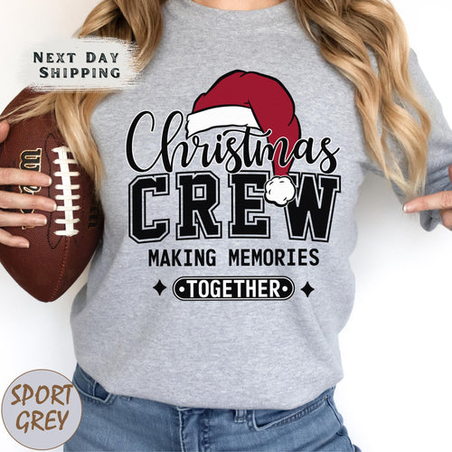 Family Christmas Sweatshirt, Christmas Crew Sweatshirt,  Christmas Party Crew Sweatshirt, Holiday Sweatshirt