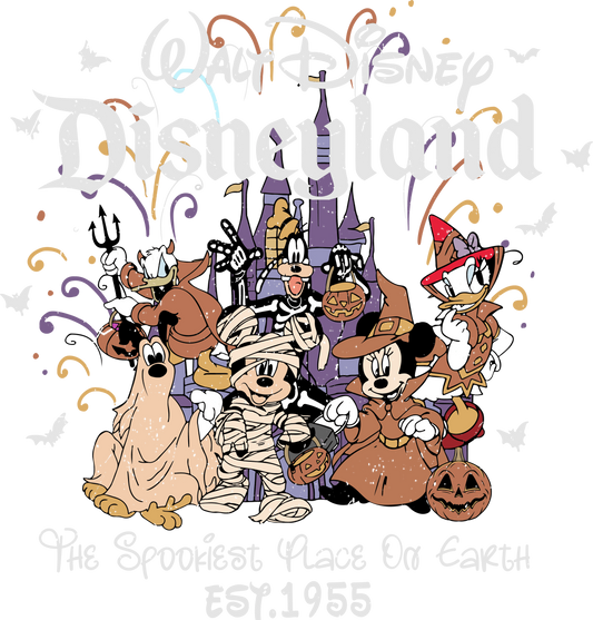 Retro Halloween Spooky Castle Crew 0029